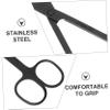 DEARMAMY 2pcs Rounded Scissors for Eyebrows Facial Hair and Nose Hair Trimming to Use Beauty Tools for Men and Women view 3