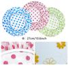 3 PCS Shower Cap Elastic Waterproof Shower Caps Reusable Bath Caps for Shower for Women Men Kids (Polka dot) view 2