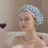 3 PCS Shower Cap Elastic Waterproof Shower Caps Reusable Bath Caps for Shower for Women Men Kids (Polka dot) view 4
