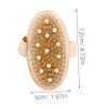 EXQUIMEUBLE Bath Massage Brush Bristle Shower Cleaning Scrubbers Body Massage Tool view 2
