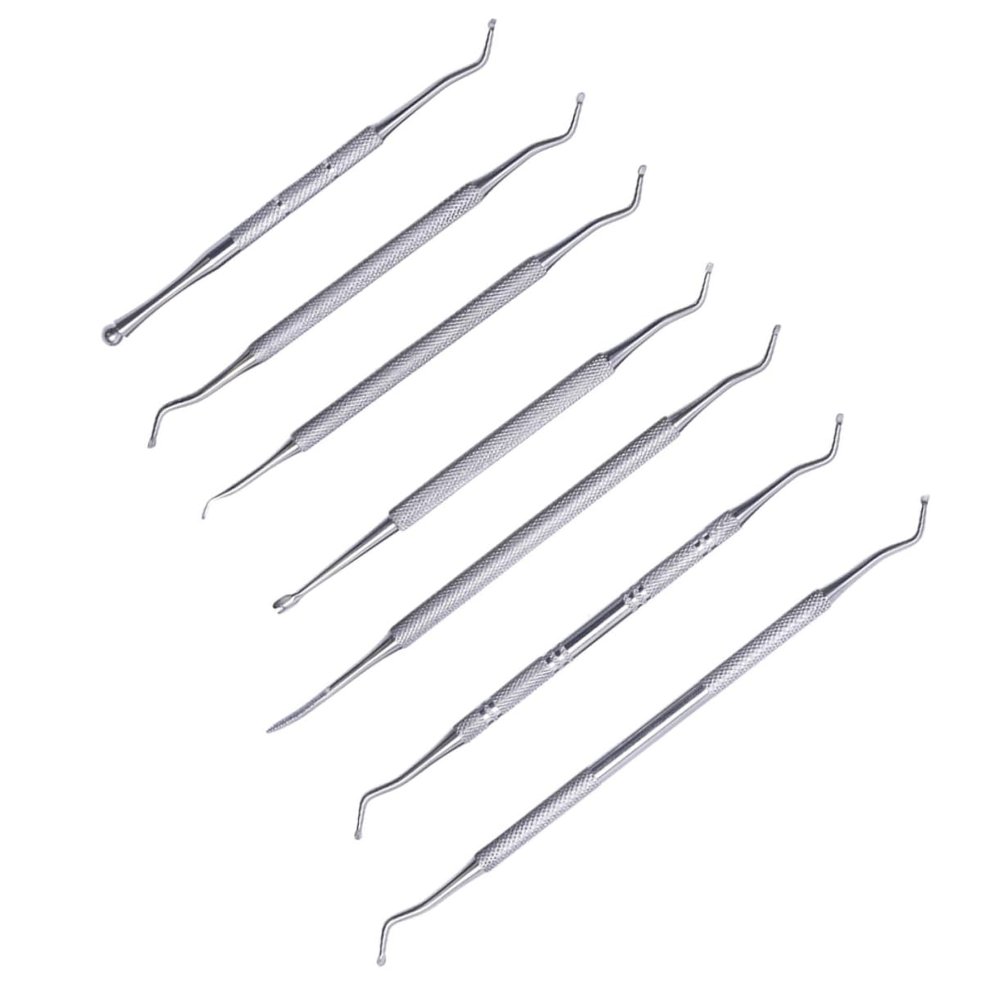 CALLARON Stainless Steel Nail Tools Kit Cuticle Remover Manicure for Women Gel Polish Remover Nail Care Tools