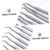 CALLARON Stainless Steel Nail Tools Kit Cuticle Remover Manicure for Women Gel Polish Remover Nail Care Tools view 2