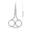 Healvian Multi-function Beauty Scissor Eyebrow Shaper for Women Men Portable Nose Hair Trimmer view 4