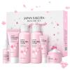 6Pcs Sakura Skincare Kit For Teenage Girls Women, Beauty Travel Skincare Gift Set, The Skin Care Set Includes Facial Cleanser, Toner, Lotion, Essence, Eye Cream And Face Cream view 1