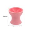 CALLARON 2pcs Makeup Brush Cleaner Bowl Travel Cosmetic Brush Cleaner Silicone Makeup Cleaning Tool view 2