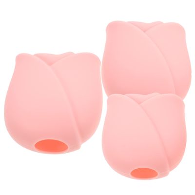 GALPADA 3pcs Silicone Makeup Brush Holders Travel Case Brush Covers Organizers Dry Clean Storage