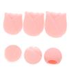 GALPADA 3pcs Silicone Makeup Brush Holders Travel Case Brush Covers Organizers Dry Clean Storage view 3