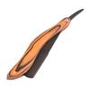 CALLARON 2pcs Stainless Steel Folding Wooden Handle for Men Portable Manual Shaving Tool for Beard Grooming and Facial Hair Trimming for Travel and Everyday Use view 4