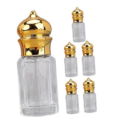 DEARMAMY 6pcs Essential Oil Roller Bottle Travel Tsa Approved Roll Perfume Bottle Refillable