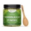 Pure & Organic Bhringraj / Eclipta Prostrata Powder / for Hair Care / with Wooden Spoon - (200g | 7 Oz) view 1