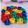 Angoily Heart Shape Eyeliner Pencil Sharpener 60-Piece Makeup Tool for Eyebrow and Cosmetic Pencils Manual Hole Sharpener Comfortable to Hold Design view 4
