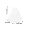 ELAYARD 12pcs Triangle Makeup Powder Puff for Loose Powder Application Skin-friendly Material for Face Eye and Lip Makeup Easy to Clean and Replace for view 2