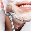 DEARMAMY 2pcs Men Razor Double-sided Razor Holder for Shower Beard Trimmers Manual Adjustable Shaving Machine view 2