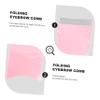 CALLARON 2pcs Steel Needle Eyebrow Comb Brow- Grooming Tool Brush Portable Folding for Women Girls Smooth Touch Easy to Clean view 3
