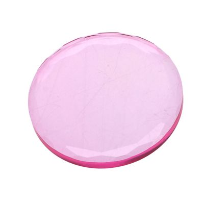 PartyKindom 5pcs Eyelash Extensions Tool Crystal Glass Glue Gasket Glue Pad for Lash Extensions Easy Cleaning