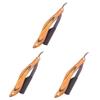 CALLARON 3pcs Folding Manual Wooden Handle for Men Portable Beard Shaving Tool for Grooming for Home Travel and Outdoor Use view 1