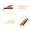 CALLARON 3pcs Folding Manual Wooden Handle for Men Portable Beard Shaving Tool for Grooming for Home Travel and Outdoor Use view 3
