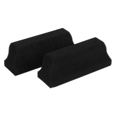 DEARMAMY 2pcs Hair Removal Brush Haircut Cleaning Sponge Tool for Men Women for Neckline Beard Hair Cleanup Multi-functional Design for Easy Use Home Salon