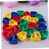 DOITOOL 60pcs Heart Shape Eyeliner Pencil Sharpener Multi-Functional Makeup Pencil Sharpening Tool for Eyebrow Lip Compact Travel-Friendly Design for Boys and Girls and Students view 2