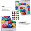 DOITOOL 60pcs Heart Shape Eyeliner Pencil Sharpener Multi-Functional Makeup Pencil Sharpening Tool for Eyebrow Lip Compact Travel-Friendly Design for Boys and Girls and Students view 3
