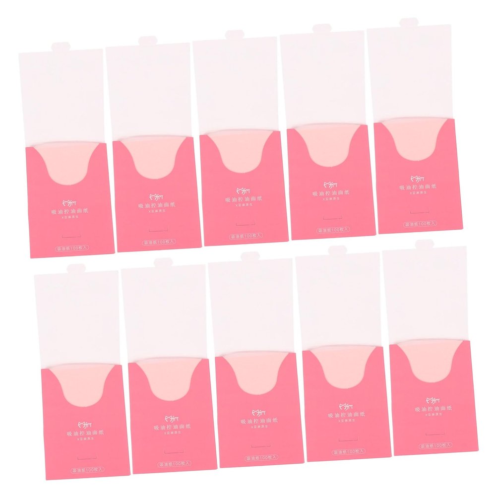 LIFKOME 1000pieces Oil Absorbing Tissue Oil Control Facial Tissue Face Wipes for Oily Skin Easy to Carry
