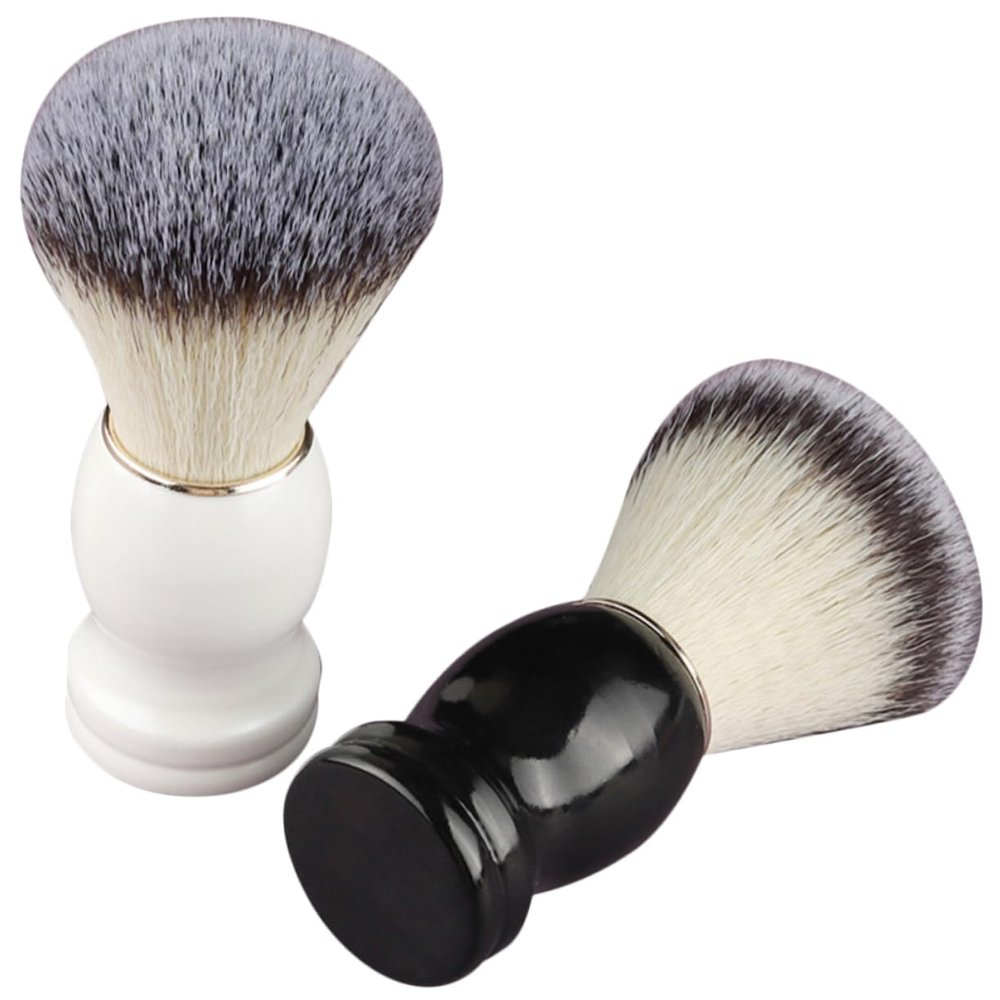 CALLARON 2pcs Beard Shaving Men Face Shave Cleaning Accessories Brush Foaming Shaving Tool