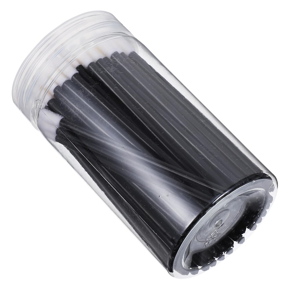 CALLARON 100pcs Plastic Lip Brush Retractable Lipstick Applicator Makeup Tools Disposable Lipstick Applicators for Beauty