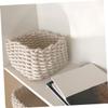 Alipis 1pc Nordic Style Rope Basket Woven Storage Box for Makeup Sundries and Kitchen Essentials Color Design view 4