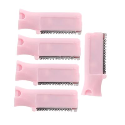 Ipetboom 5pcs Stainless Steel Replacement Blades for Eyebrow Trimmer Hair Remover Replacement Head Steel Cutting Eyebrow Shaper Trim Kit