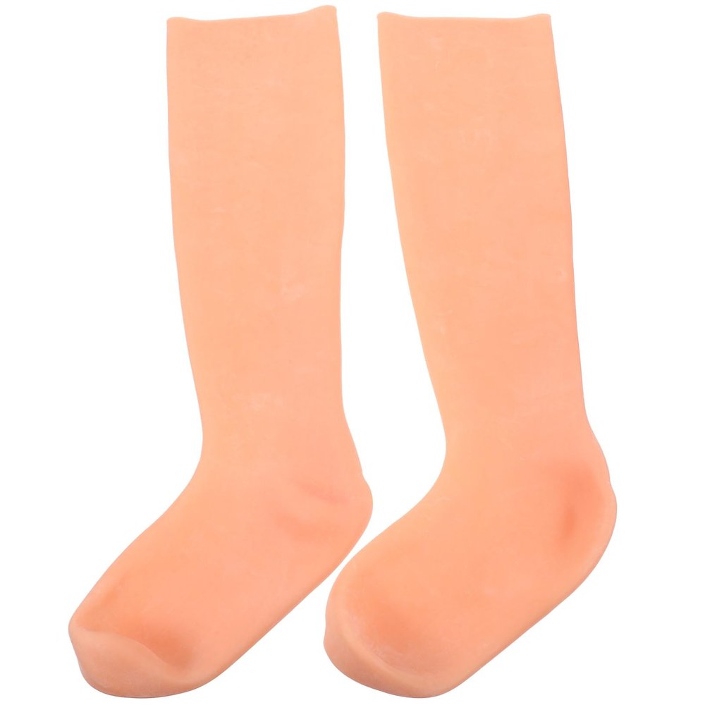 CALLARON Moisturizing Long Socks for Overnight Foot Care Exfoliating Foot Wraps Ankle Sleeve Dead Skin Remover for Cracked Heel Relief