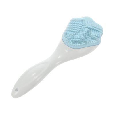 CALLARON Cat Paw Silicone Facial Cleansing Brush Long Handle Cute Exfoliating Tool for Deep Cleaning for Daily Skincare Routine for Skin Types