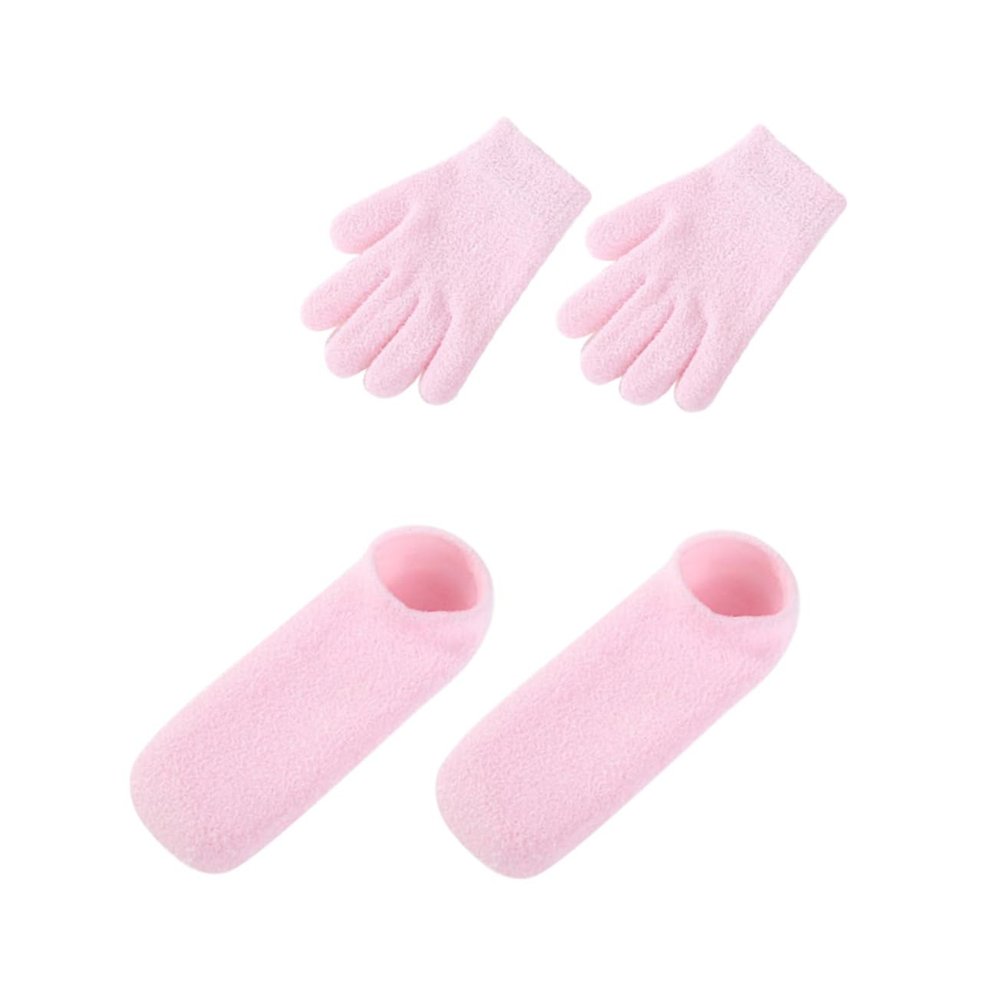 CALLARON 1pair Moisturizing Gel Socks for Soothing Foot Care No-wash Skin Hydration Soft Material for Home and