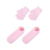 CALLARON 1pair Moisturizing Gel Socks for Soothing Foot Care No-wash Skin Hydration Soft Material for Home and view 1