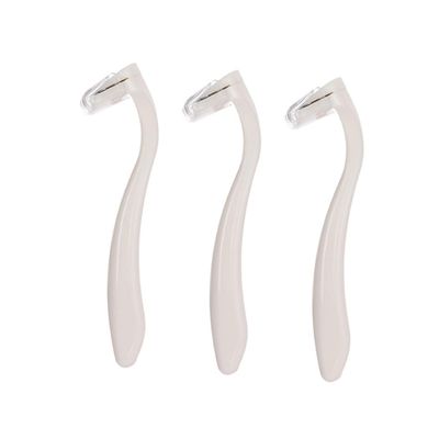 CALLARON Women's Shaving Razor Set 3 Pcs Hair Razor for Women Safe Smooth Easy to Use for Travel