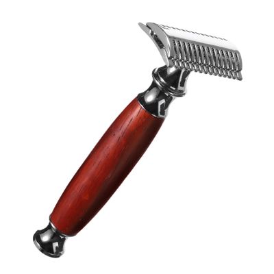 Ipetboom Manual Safety Ergonomic Handle Vintage Straight for Precise Shaving and Facial Grooming Easy Blade Replacement Clean Shave