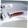 Ipetboom Manual Safety Ergonomic Handle Vintage Straight for Precise Shaving and Facial Grooming Easy Blade Replacement Clean Shave view 4