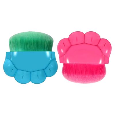 2Pcs Sunscreen Applicator for Kids - Sunblock Lotion Brush with Protective Case, Soft Bristles, Mess-Free Sun Cream Applicator for Travel, Beach & Outdoor Use - by Mobi Lock