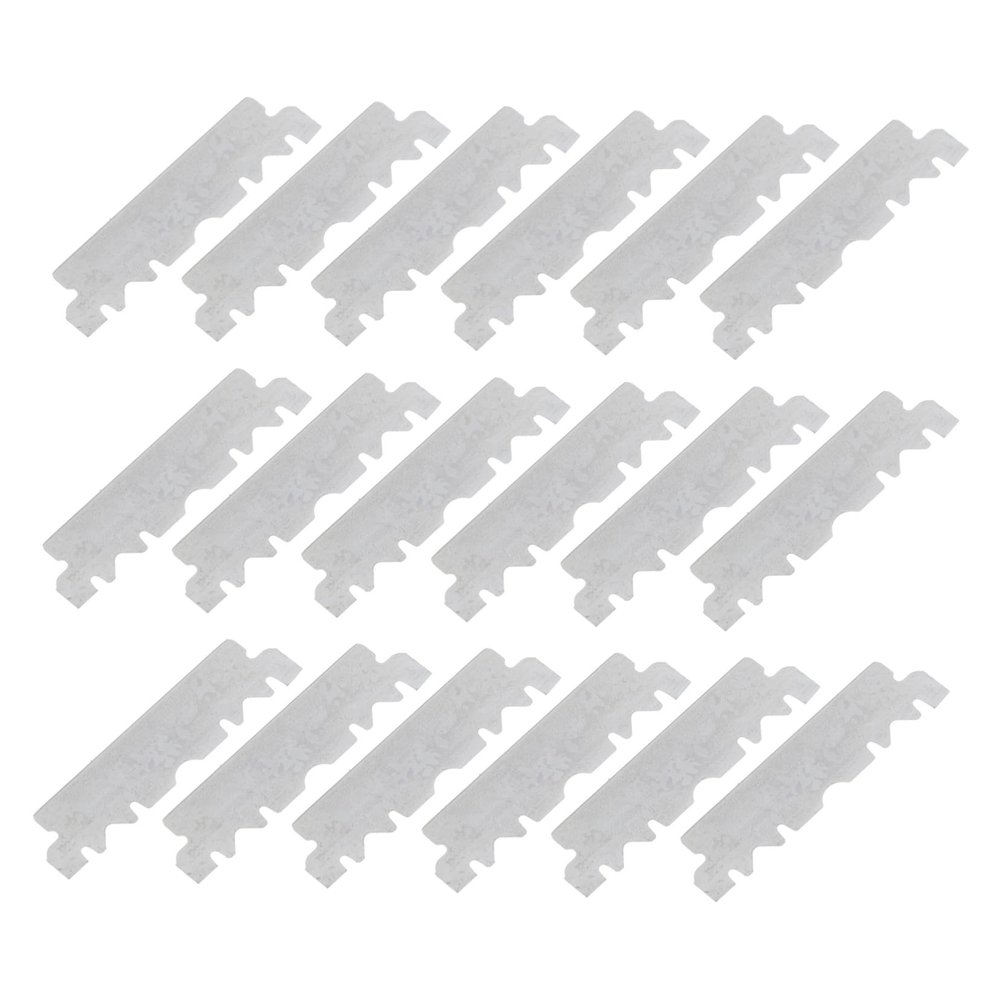 Vaguelly 100pcs Stainless Steel Single Face for Barbers Precision Old Folding Cutter for Smooth Shaving and Grooming Salon