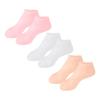 CALLARON 3 Pairs Moisturizing Socks for Women Exfoliating and Repairing Softening Dry Cracked Feet Skin Hydrating Foot Cover view 1