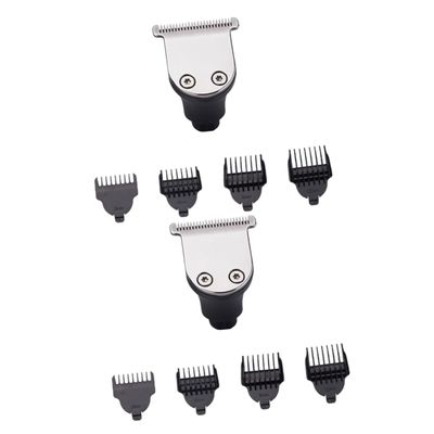 PACKOVE 2pcs Electric Beard Shaver Replacement Metal Beard Accessory Combs - Electric Clipper for
