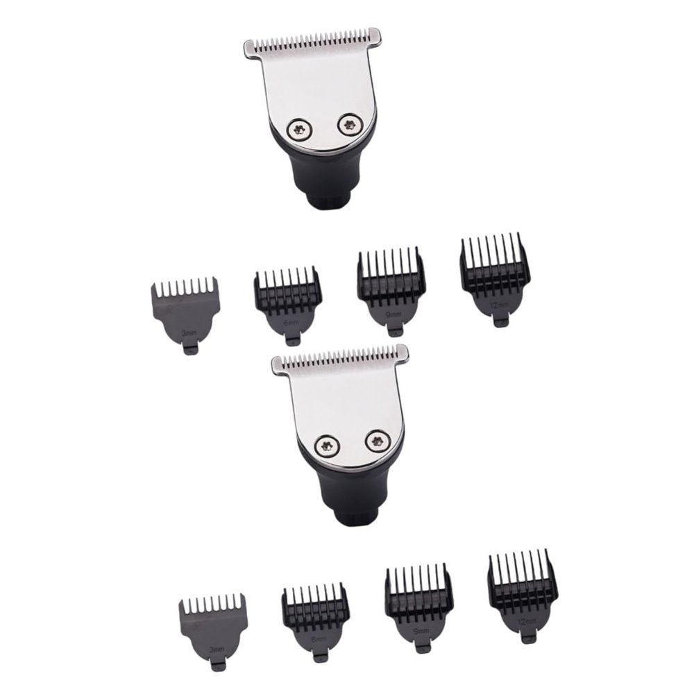 PACKOVE 2pcs Electric Beard Shaver Replacement Metal Beard Accessory Combs - Electric Clipper for