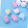 LIFKOME 500g Colorful Face Cotton Balls for Makeup Removal Pure Cotton Balls for Beauty Salon and Home Use for Facial Care and Skin Cleansing view 2
