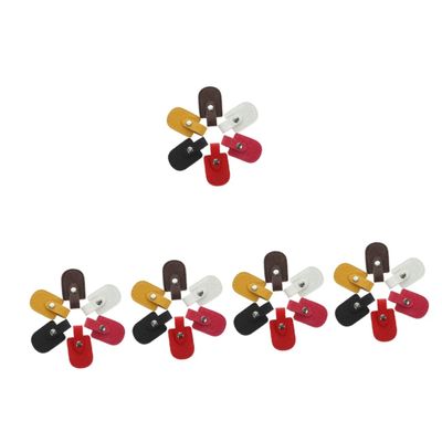 Artibetter 30pcs Nail Scissor Protective Covers Pu Protectors for Cuticle Shears and Nippers Scissor Covers for Manicure and Pedicure Tools Easy to Use and Organize