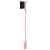 Unique Cosmetics Brush Double Headed Eyebrow Brush for Eyelash Comb and Eyebrow Trim, Hairdressing Business, Wheat Straw Material (Red) view 2