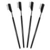 Beaupretty 4pcs Metal Eyelash Comb Separator Tool for Lash and Brow Grooming Compact Eyelash Brush for Even Mascara Application Sturdy and Lightweight Design for Home and Salon Use view 1