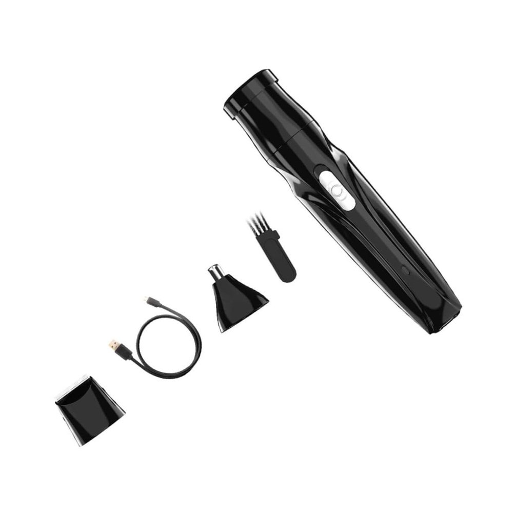 HAKIDZEL 3-in-1 Electric Nose Hair Trimmer Rechargeable and Washable Portable Hair Remover for Men and Women Includes Eyebrow and Ear Trimming Functions
