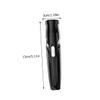HAKIDZEL 3-in-1 Electric Nose Hair Trimmer Rechargeable and Washable Portable Hair Remover for Men and Women Includes Eyebrow and Ear Trimming Functions view 2