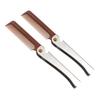 Beatifufu 2pcs Stainless Steel Beard Comb Kit Portable Folding Mustache Grooming Tool Bottle Opener for Men view 1