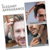 Beatifufu 2pcs Stainless Steel Beard Comb Kit Portable Folding Mustache Grooming Tool Bottle Opener for Men view 3