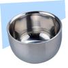 CALLARON Stainless Steel Shaving Bowl Shaving Soap Cup for Men Razor Accessory Smooth Design Easy to Store Use for Daily Grooming view 4